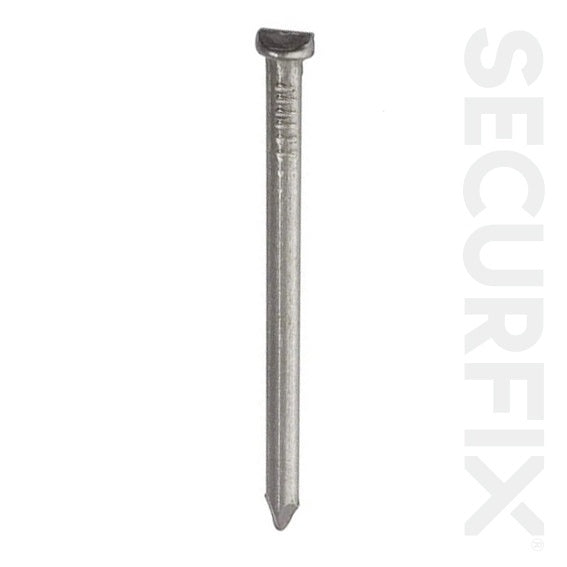 Oval Brad Nails Bright 38mm