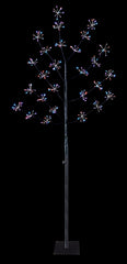 Black Sparkling Ball Tree 360 Rainbow LEDs