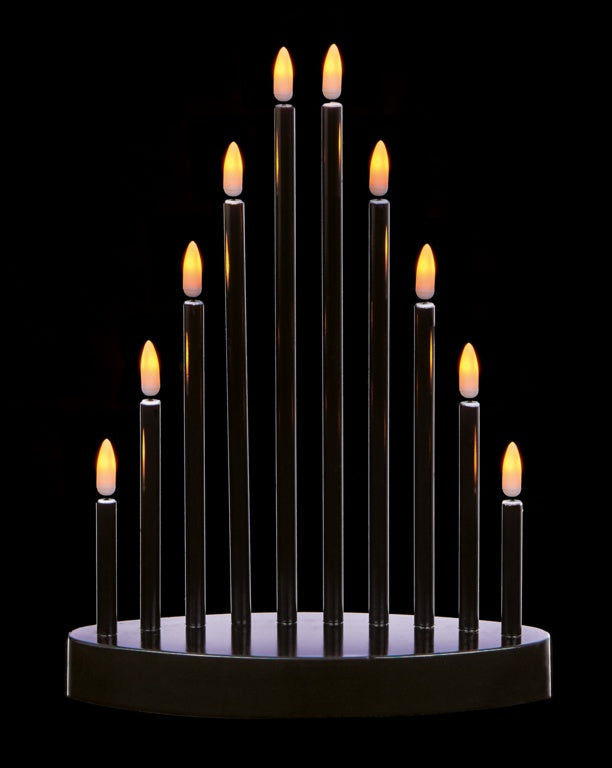7 Light Black Flicker Bright Candlebridge