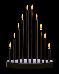 7 Light Black Flicker Bright Candlebridge