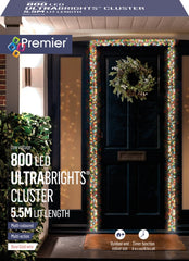 800 LED Rose Gold Ultra Bright Cluster