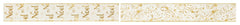 6cm Cream Star Noel Ribbon