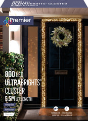 800 LEDs Ultra Bright Cluste 5.5m
