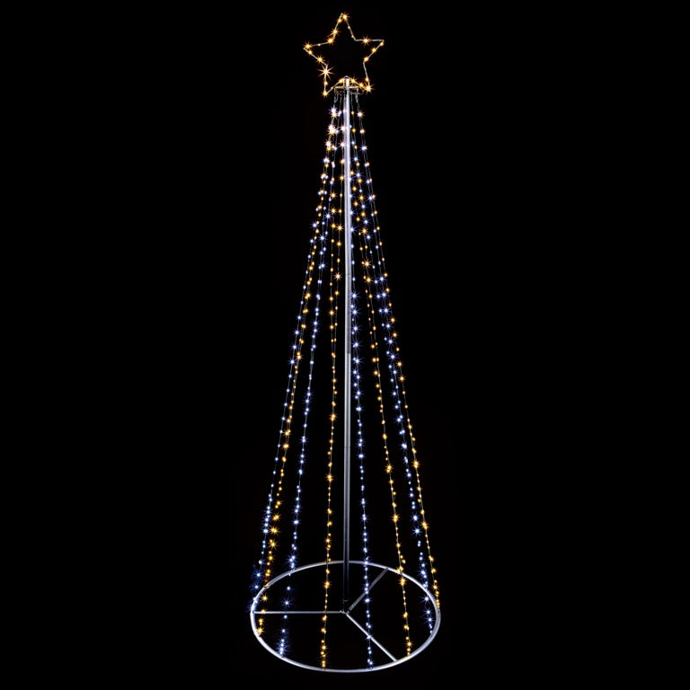 Black Pyramid Tree 332 LEDs