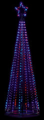 Black Pyramid Tree Star Rainbow