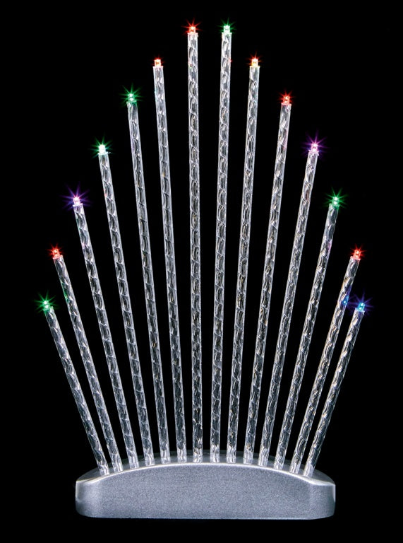 14 Lights Silver Candle Bridge