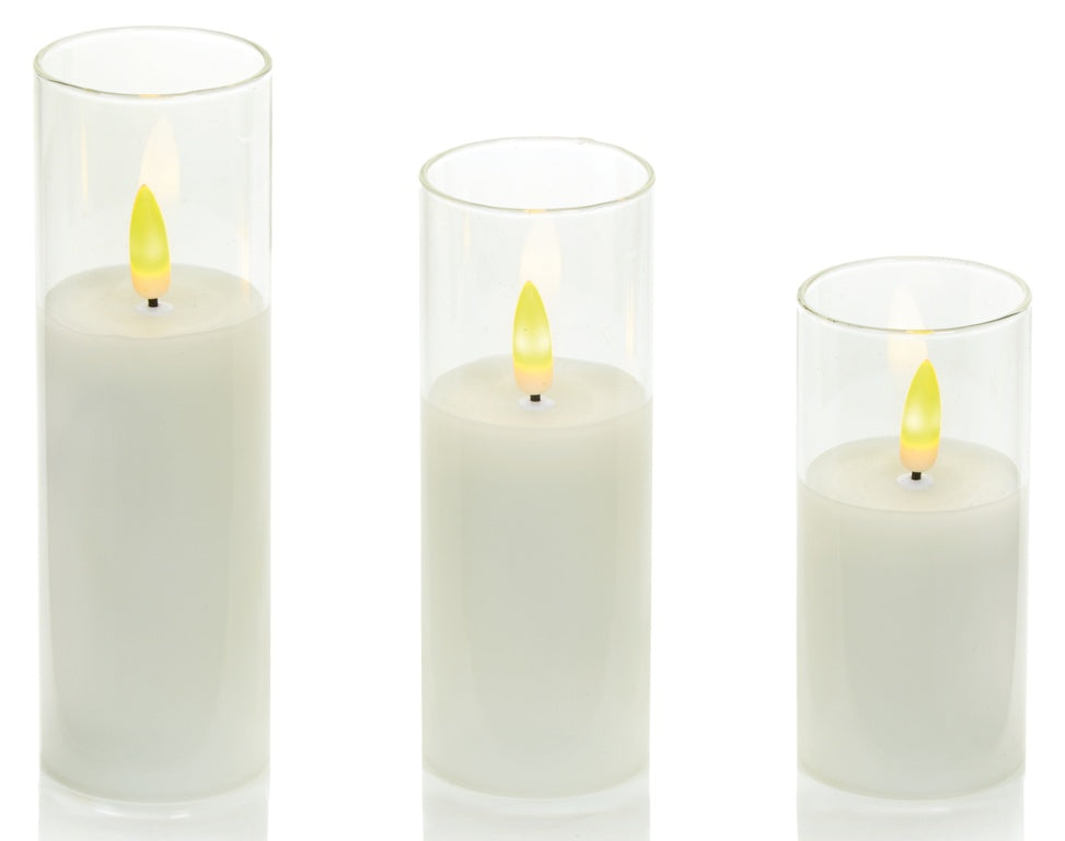 Bright Pearl Glass Cup Candle