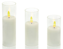 Bright Pearl Glass Cup Candle