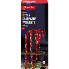 4 Piece Candy Cane Path Light
