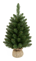 Burlap Green Tree Fraser Tips