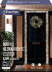 800 LED Rose Gold Ultra Bright Cluster Rainbow