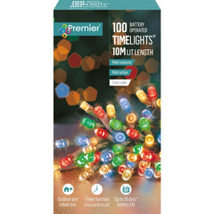100 LED Multi Action Battery Operated TIMELIGHTS™
