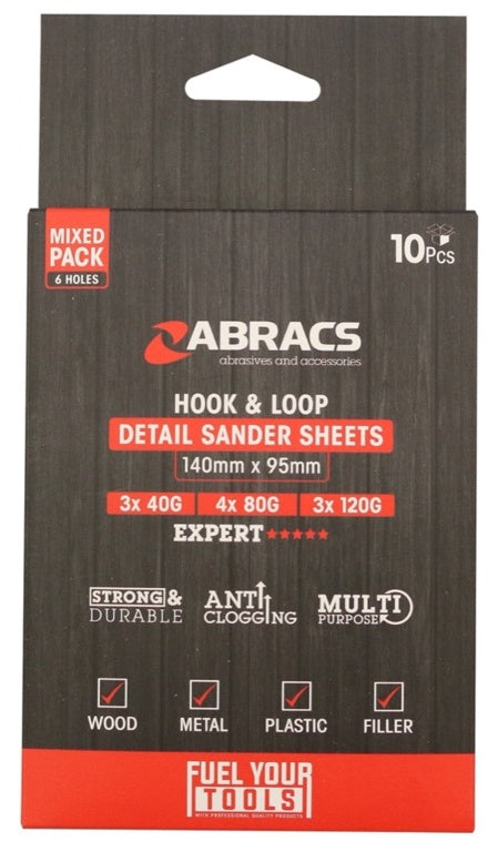 Detail Sanding Sheets Mix