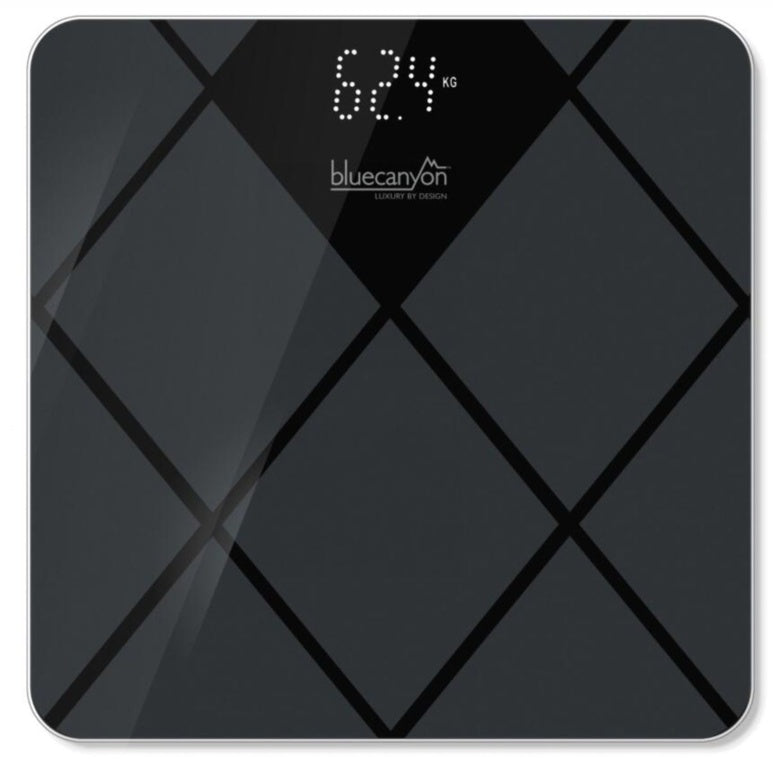 Diamond Design White Display Digital Scale