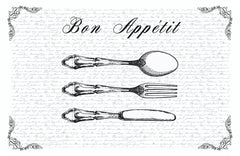 Bon Appetit Transparent Placemat