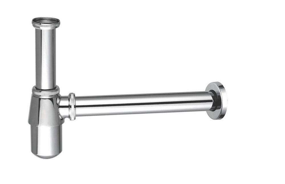 Round Bottle Trap Chrome