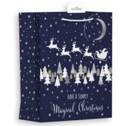 Midnight Santa Landscape Gift Bag