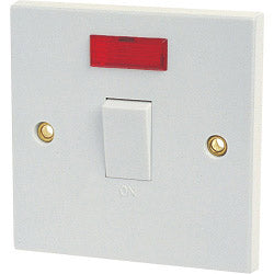 Double Pole Flush Switch with Pilot Lamp