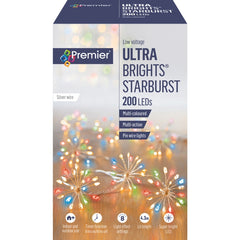 200 LED Multi Action UltraBrights Starburst With Timer