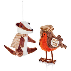 Badger - Robin With Peak Cap