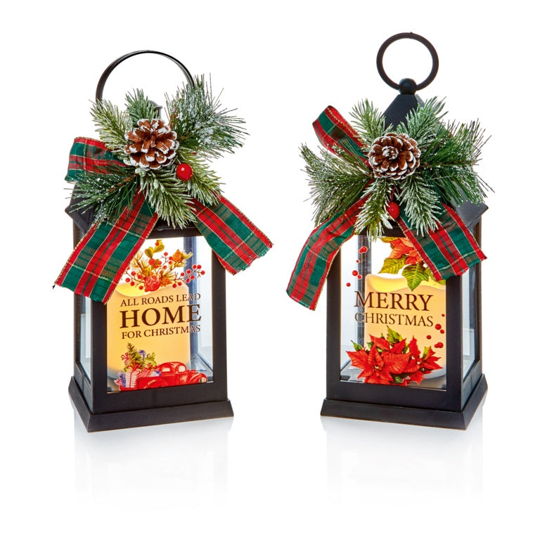 Candle Lantern Home or Merry Christmas