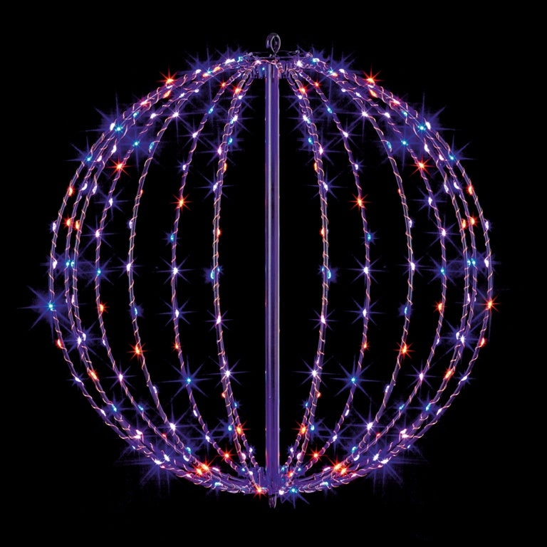 Black Metal Frame Ball 240 LEDs