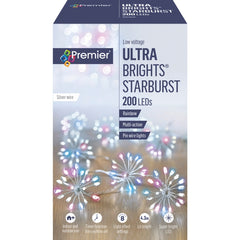 200 LED Multi Action UltraBrights Starburst With Timer