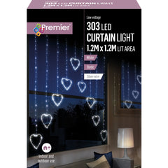 303 LED Heart Shape V Curtain