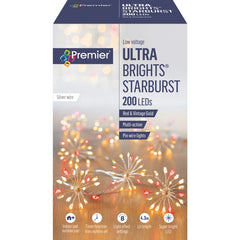 200LED Multi Action Ultrabrights Starburst With Timer