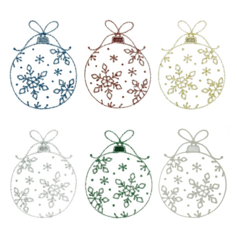 Bauble Window Cling Snowflake