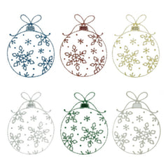 Bauble Window Cling Snowflake