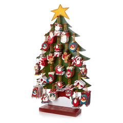 Assorted Tree Trim On Wooden Tree