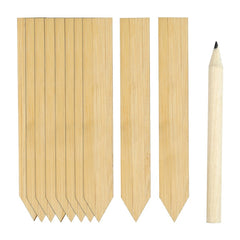 Bamboo Plant Labels & Pencil 10 Piece