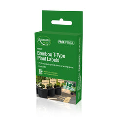 Bamboo T Labels & Pencil 10 Piece