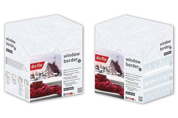 Winter Border Display Box 12 Rolls