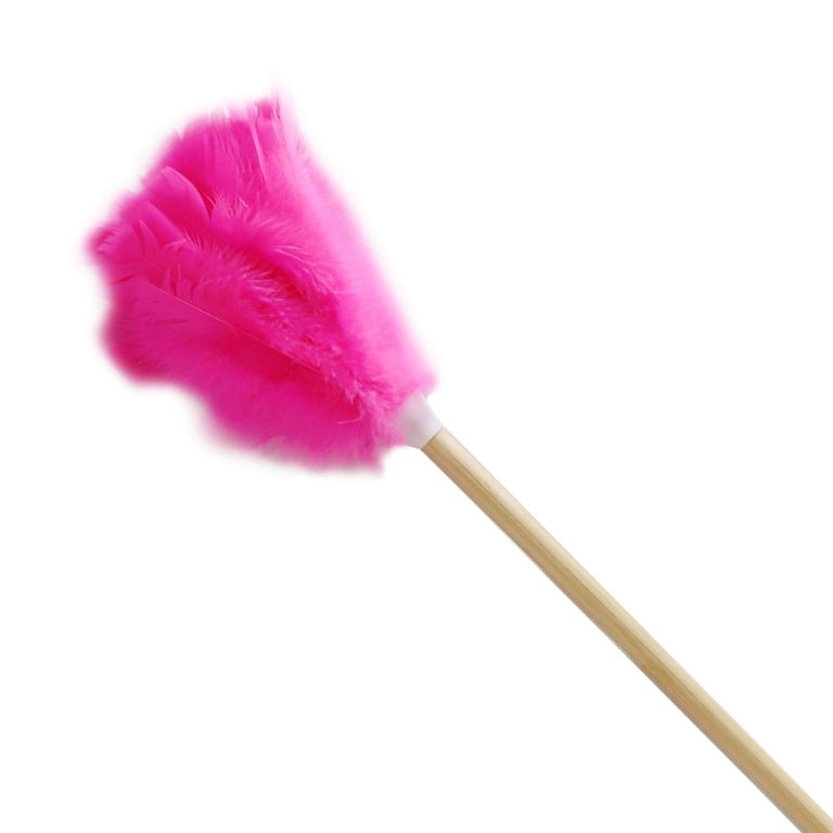 Turkey Feather Duster With Bamboo Handle