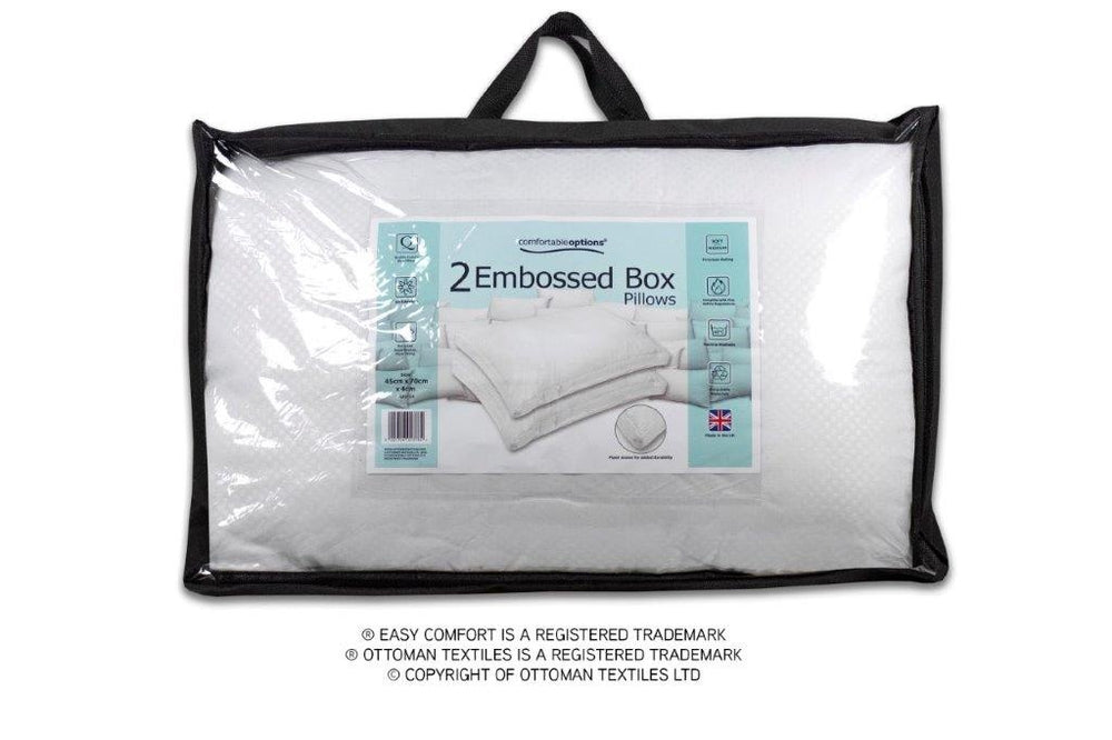 Embossed Box Pillows