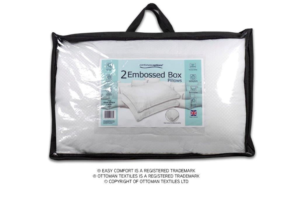 Embossed Box Pillows