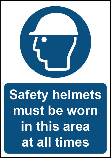 Safety Helmets Must Be Worn