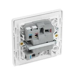 13a Plastic Switched Fused Spur With LED