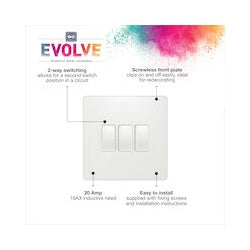 20a 16ax 3g 2 Way Plastic Switch