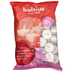 White 8 Hours Tea Lights