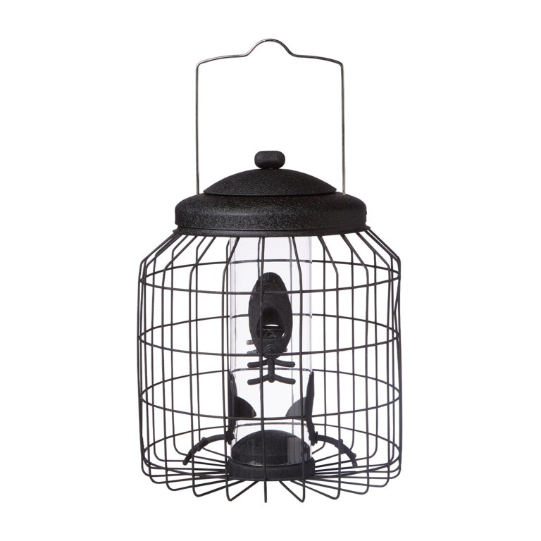Heavy Duty Black Squirrel Proof Seed Feeder