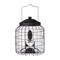 Heavy Duty Black Squirrel Proof Seed Feeder