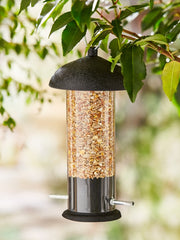 Black Steel Sunflower Feeder