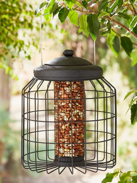 Heavy Duty Black Squirrel Proof Peanut Feeder