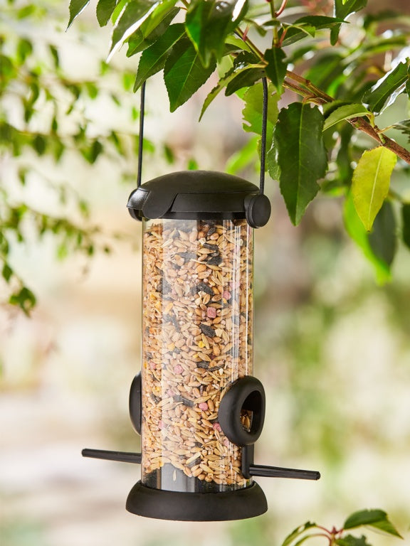 Black Flip Top Seed Feeder
