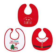 Baby Christmas Santa Bib