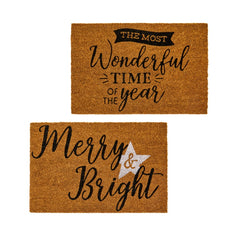 Christmas Slogan Door Mat