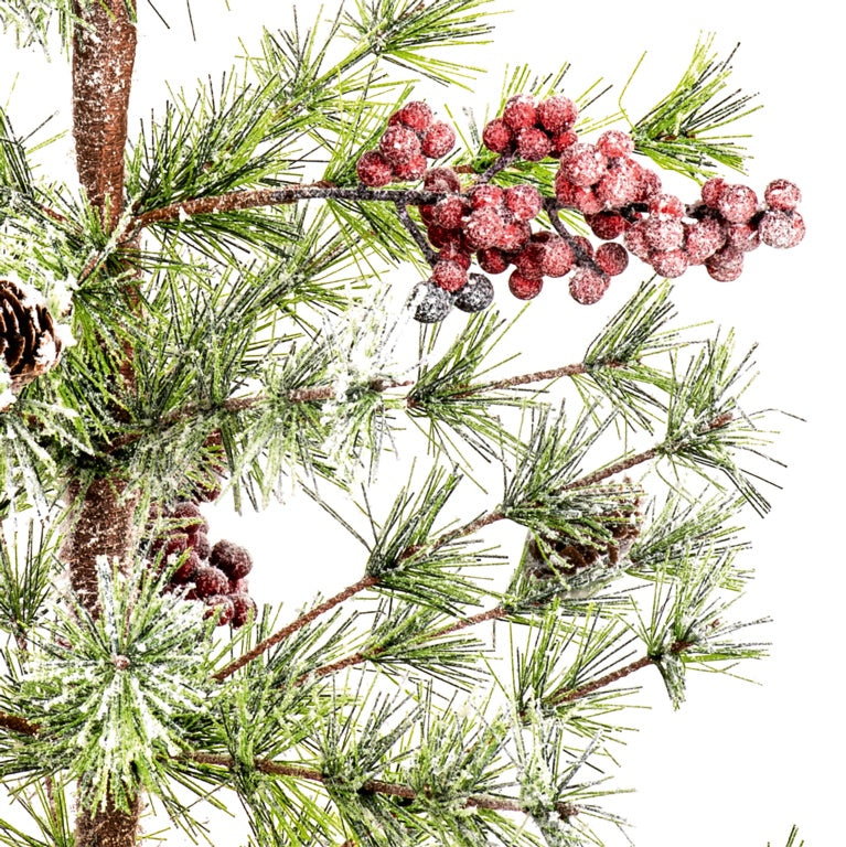 BristleTree With Berries & Hessian Base